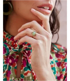 Polin et moi Anillo Piedra Rosi