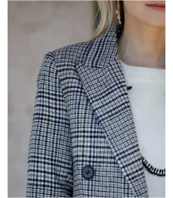 Polin et moi Blazer Cuadros Hatty