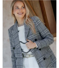 Polin et moi Blazer Cuadros Hatty