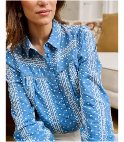 Polin et moi Blusa Denim Uxia