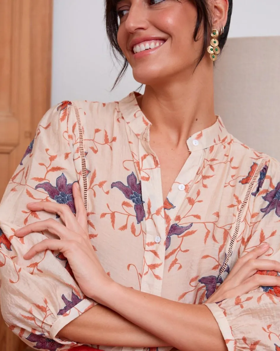 Polin et moi Blusa Flor Camila