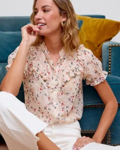 Polin et moi Blusa Flor Cruma