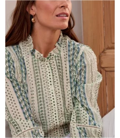 Polin et moi Blusa Flor Mogor