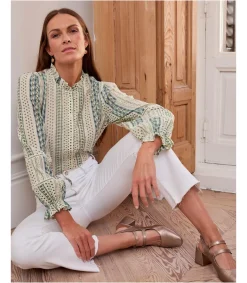 Polin et moi Blusa Flor Mogor