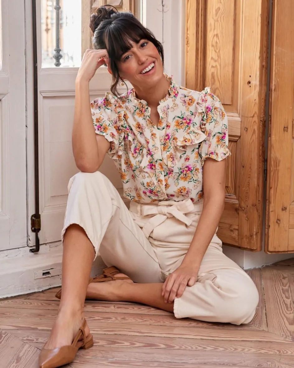 Polin et moi Blusa Flor Vilantia