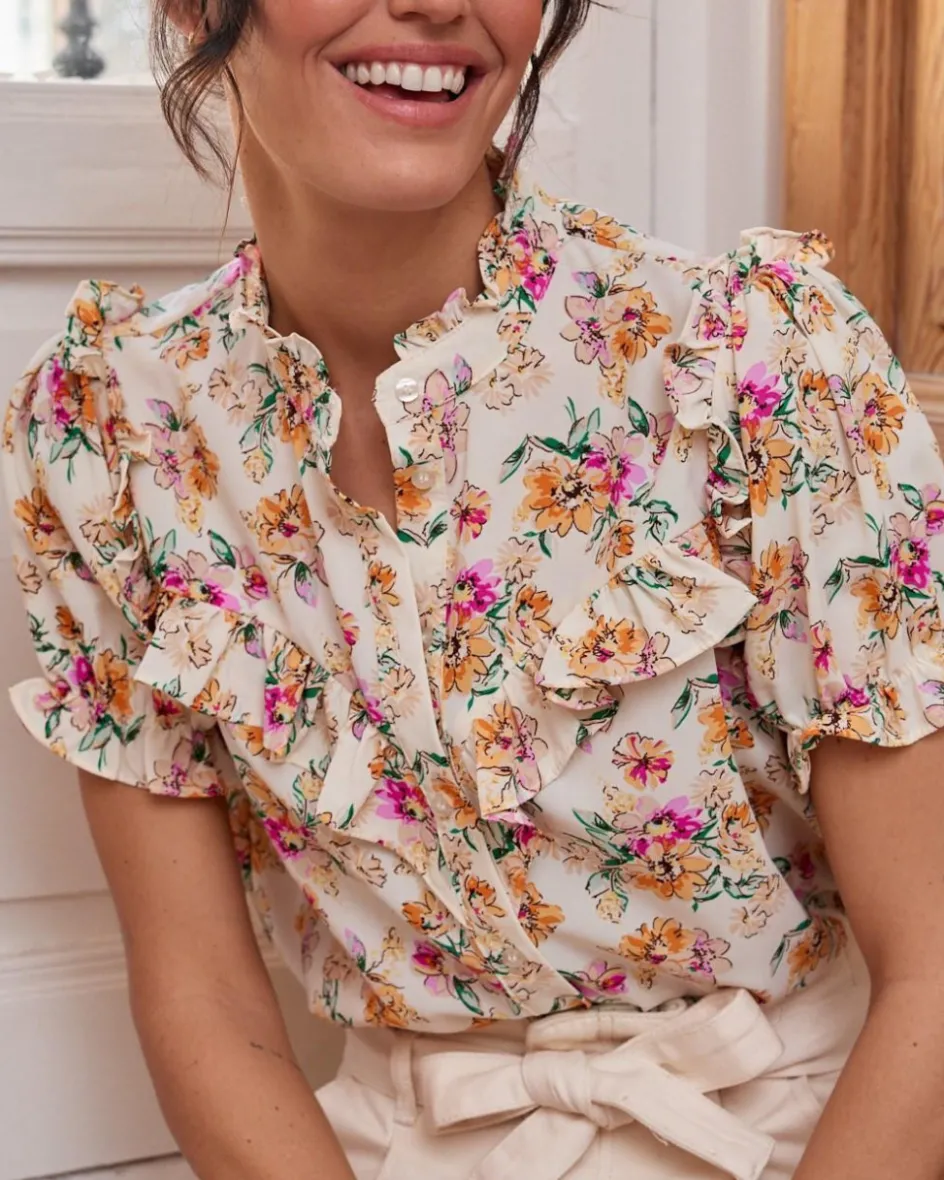 Polin et moi Blusa Flor Vilantia