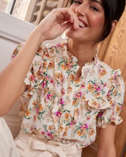 Polin et moi Blusa Flor Vilantia