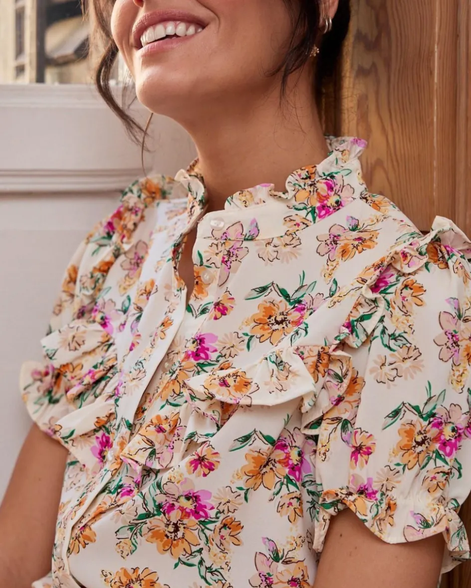 Polin et moi Blusa Flor Vilantia