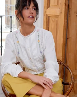 Polin et moi Blusa Flores Daphne