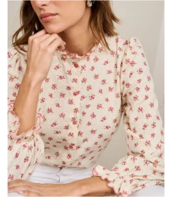 Polin et moi Blusa Flores Lulua