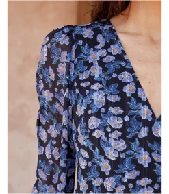 Polin et moi Blusa Flores Xeima