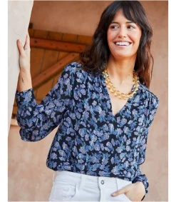 Polin et moi Blusa Flores Xeima