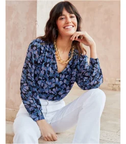 Polin et moi Blusa Flores Xeima