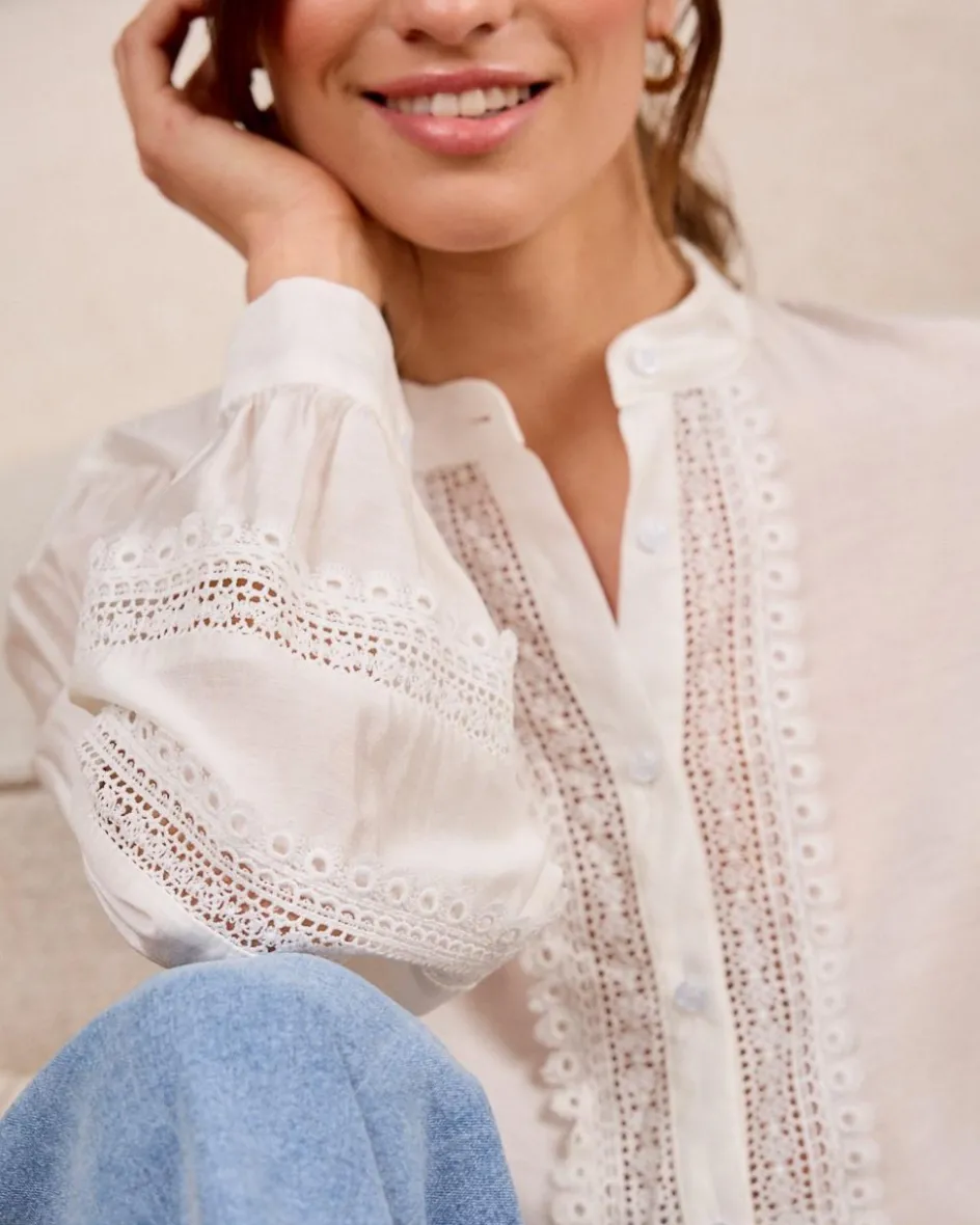 Polin et moi Blusa Mangas Dorintia