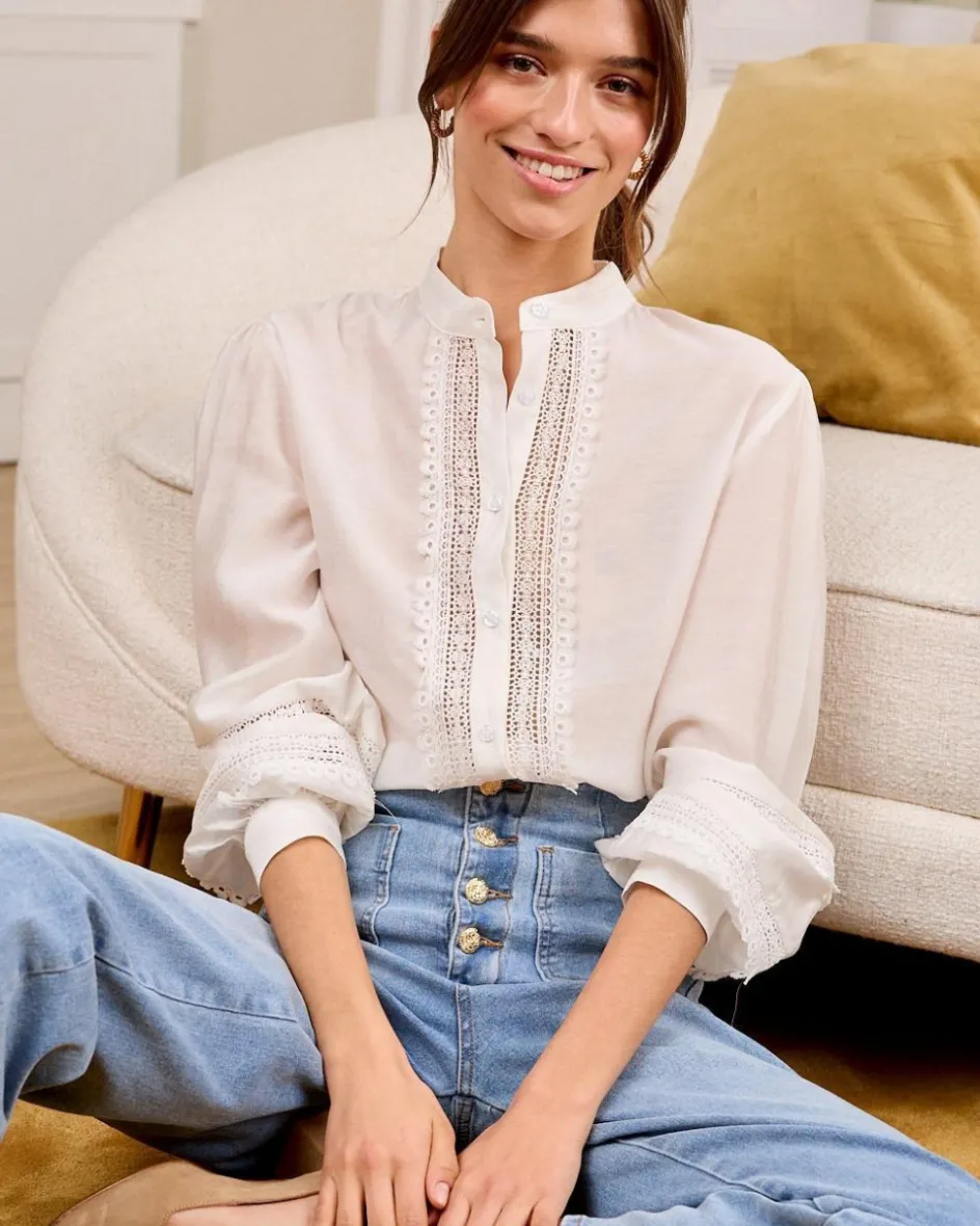 Polin et moi Blusa Mangas Dorintia