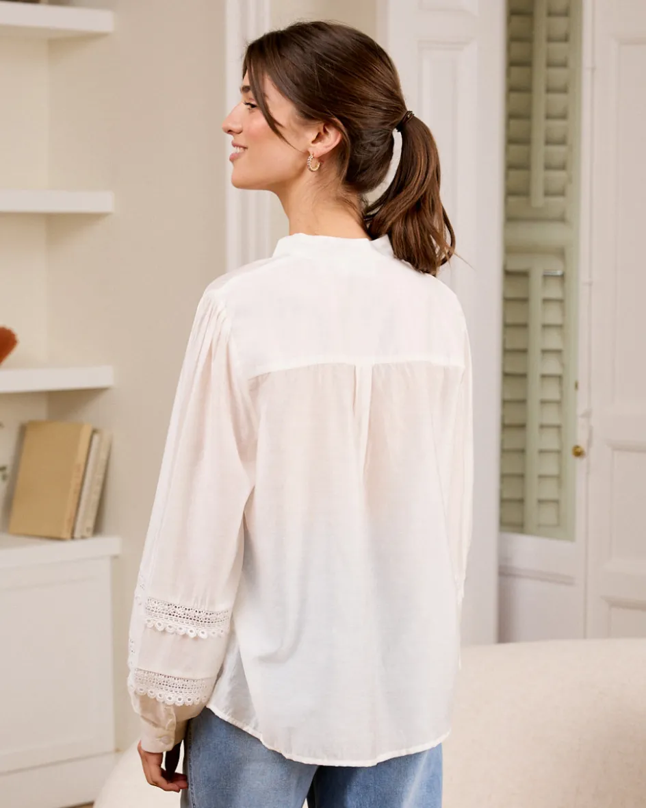 Polin et moi Blusa Mangas Dorintia