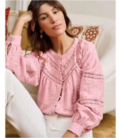 Polin et moi Blusa Troquelada Blusia