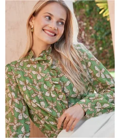 Polin et moi Blusa Volantes Aneva