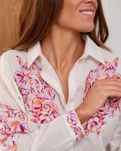 Polin et moi Camisa Bordados Kathia