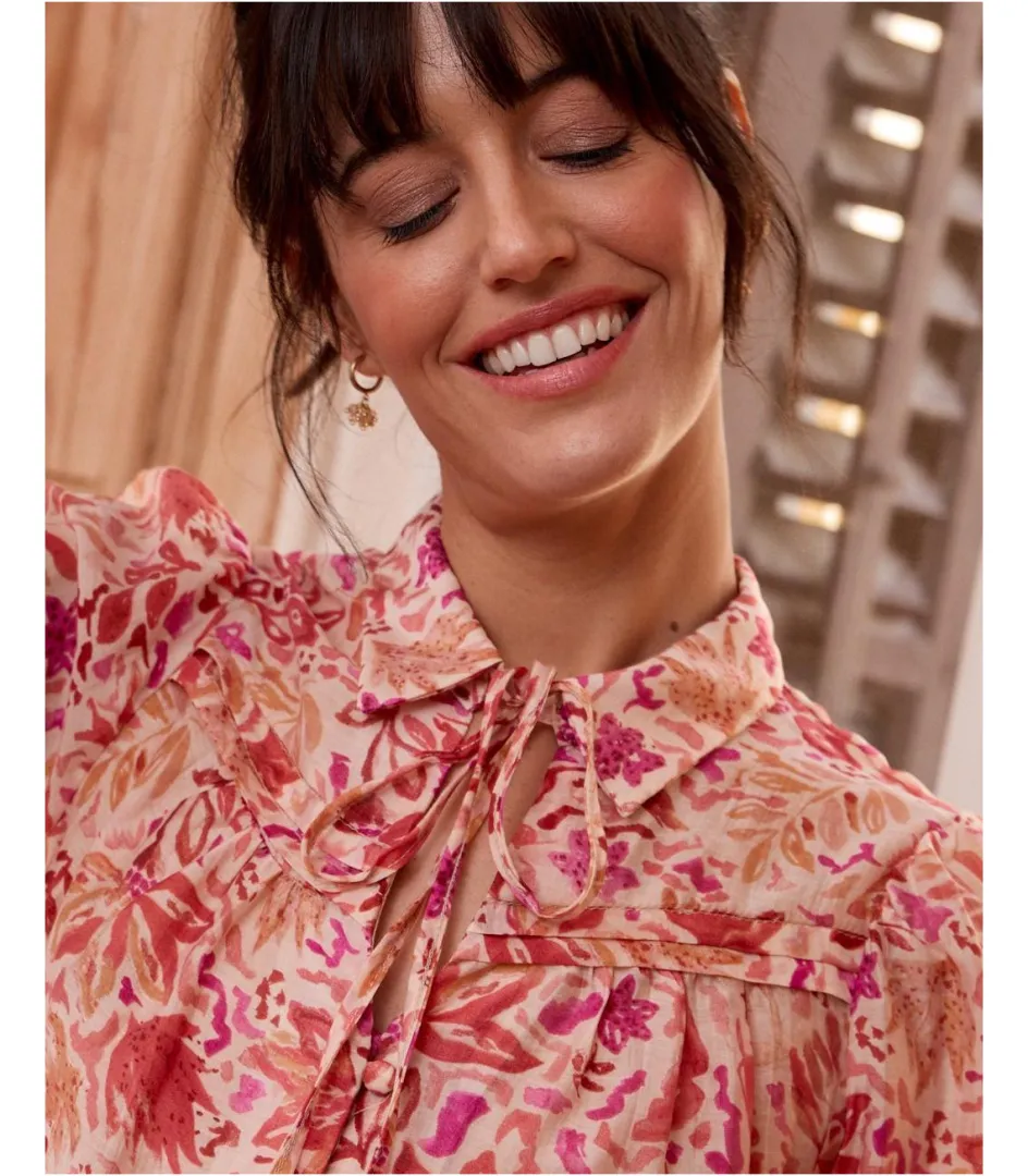 Polin et moi Camisa Floral Nicola