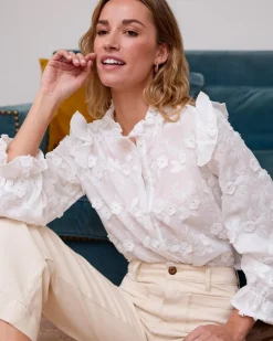 Polin et moi Camisa Flores Casemira