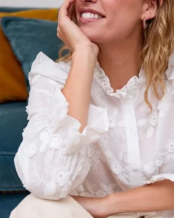 Polin et moi Camisa Flores Casemira