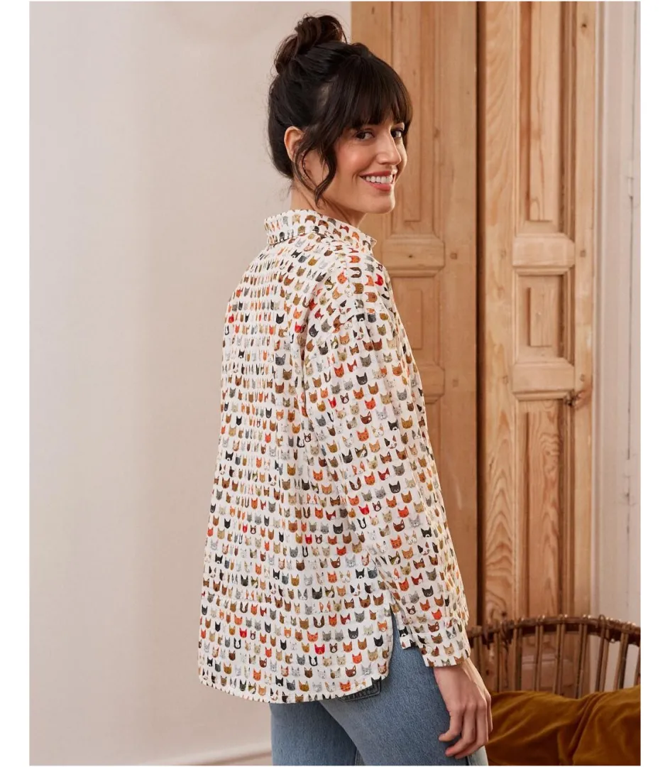 Polin et moi Camisa Gatos Caterina