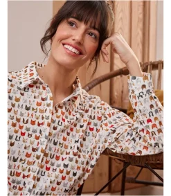 Polin et moi Camisa Gatos Caterina