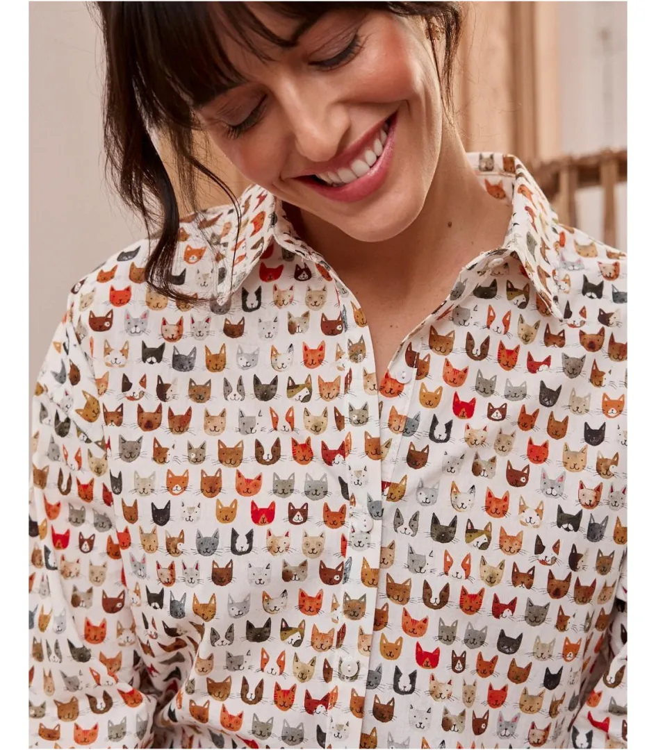 Polin et moi Camisa Gatos Caterina