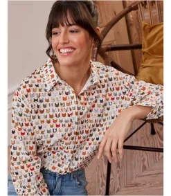 Polin et moi Camisa Gatos Caterina