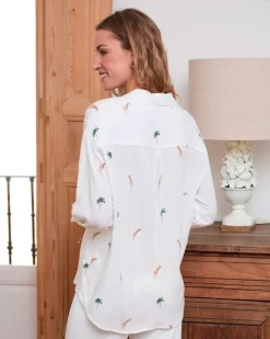 Polin et moi Camisa Jirafa Denima