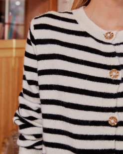 Polin et moi Cárdigan rayas Nahid