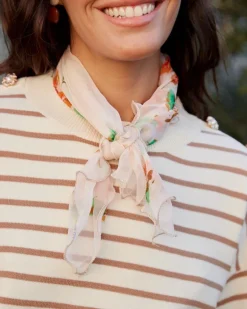 Polin et moi Pañuelo Floral Bordia