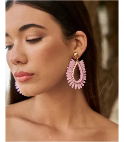 Polin et moi Pendiente Rafia Nora