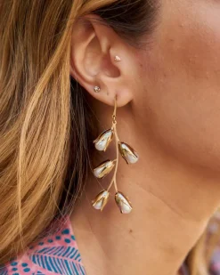 Polin et moi Pendiente Rama Perla