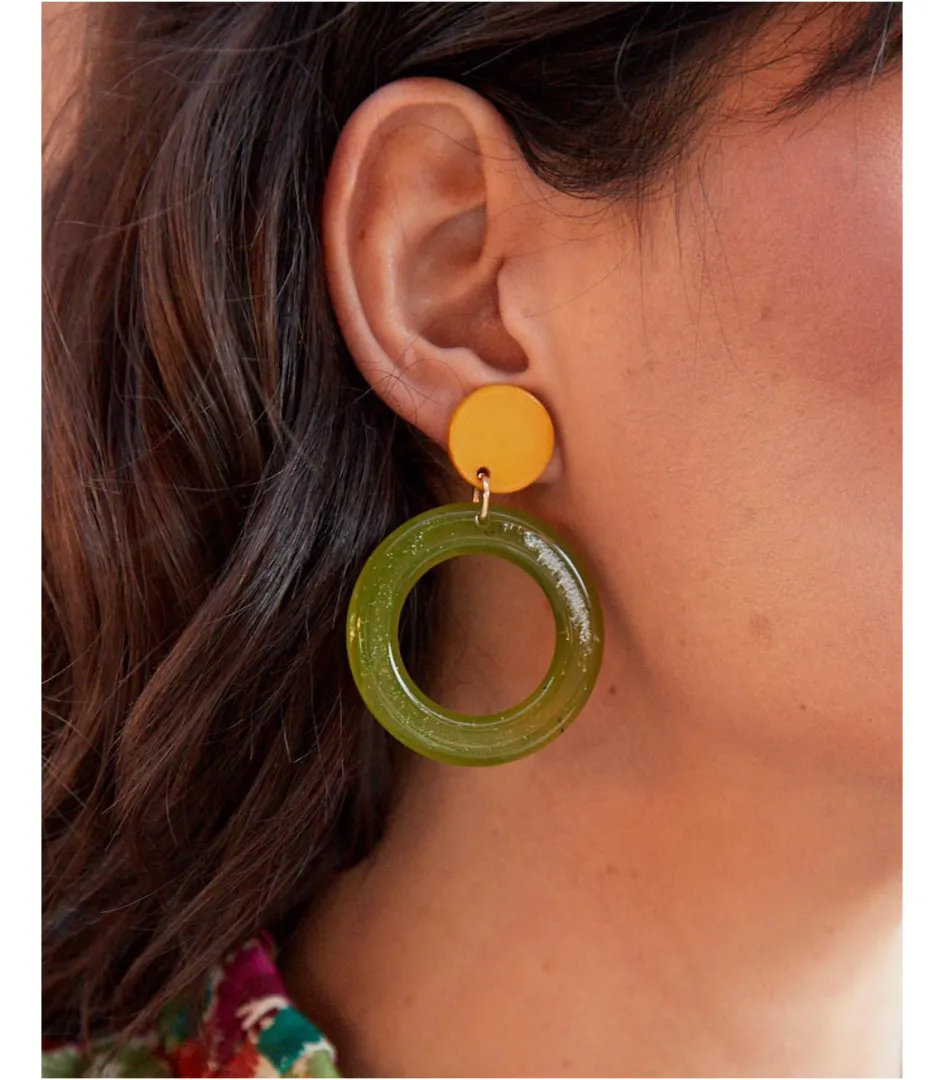 Polin et moi Pendientes Aro Rozza