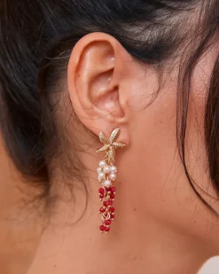 Polin et moi Pendientes Estrella Marinas