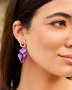 Polin et moi Pendientes Flor Ariel