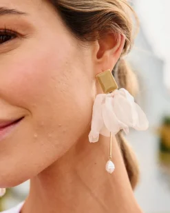 Polin et moi Pendientes Flor Petinia