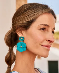 Polin et moi Pendientes Flores Amalia