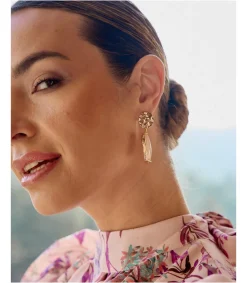 Polin et moi Pendientes Largos Gota