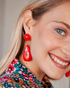 Polin et moi Pendientes Lágrima Dolma