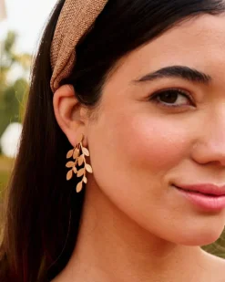 Polin et moi Pendientes Pétalos Leticia