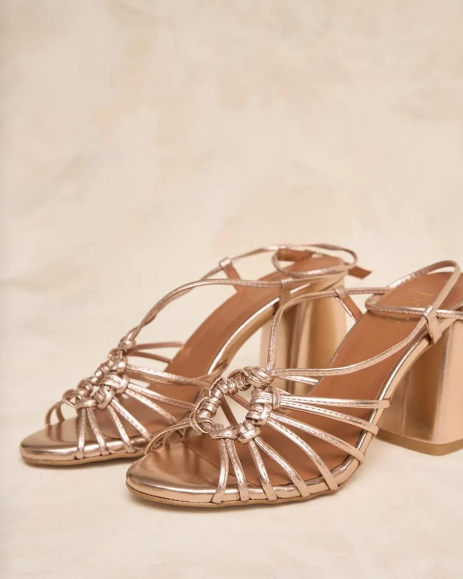 Polin et moi Sandalia Nudo Navy