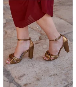 Polin et moi Sandalias Nudo Goldie