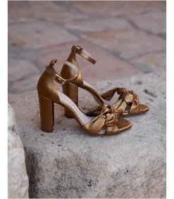 Polin et moi Sandalias Nudo Goldie