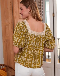 Polin et moi Top Bordado Olima