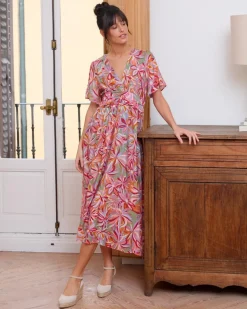 Polin et moi Vestido Estampado Angeline