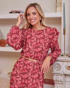 Polin et moi Vestido Flores Aide