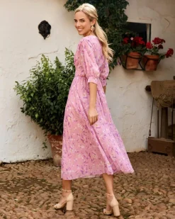 Polin et moi Vestido Flores Alba